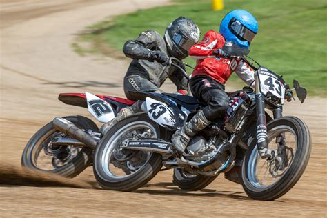 This is a press release from the AMA. . Ama flat track records
